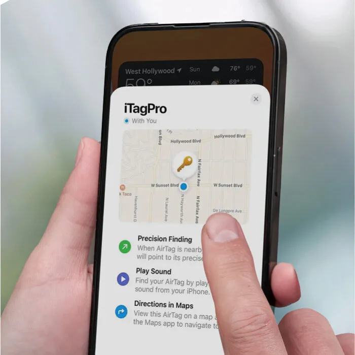 Setting up the iTagPro app